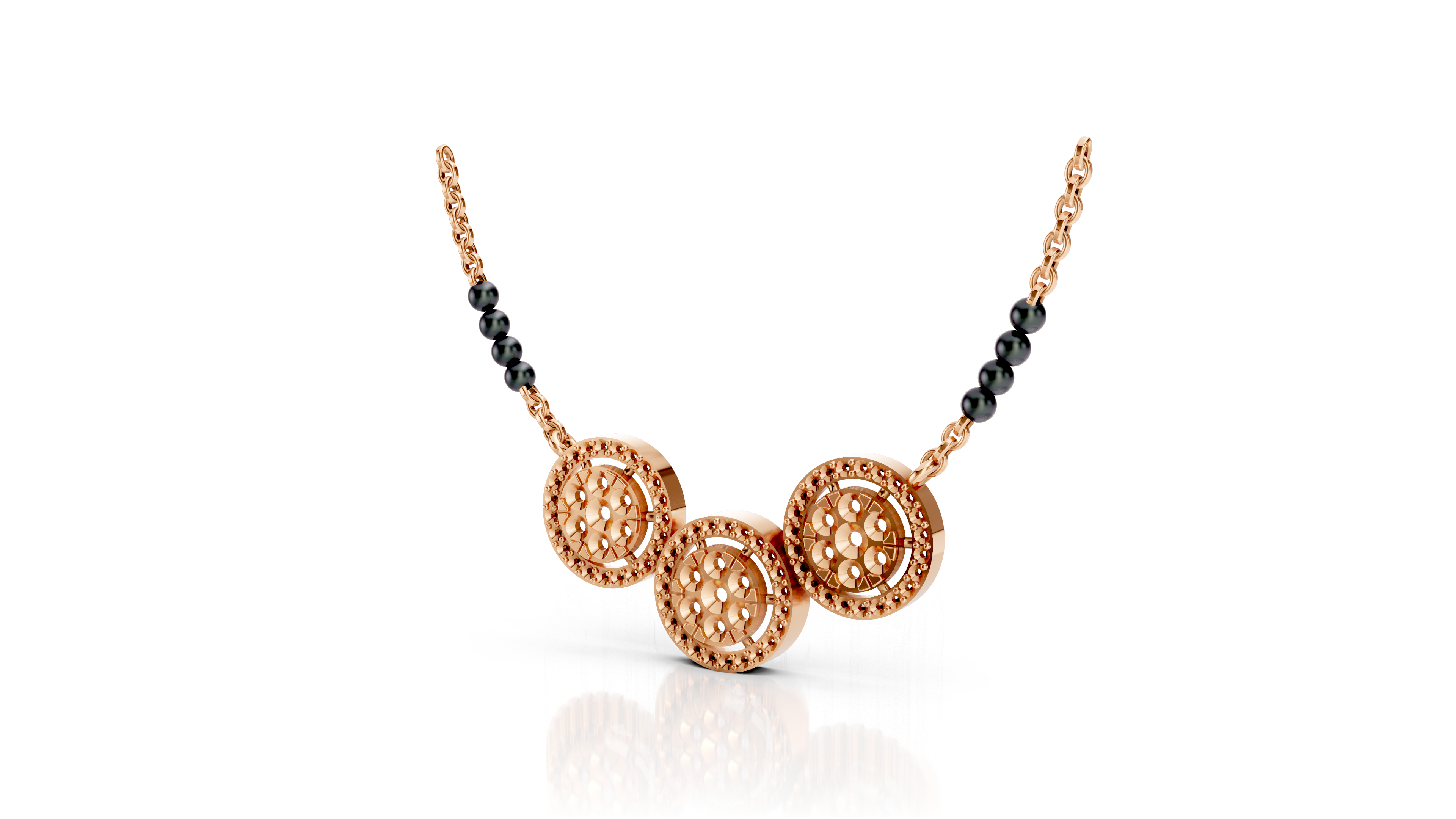 Round Diamond Tanmaniya Pendant