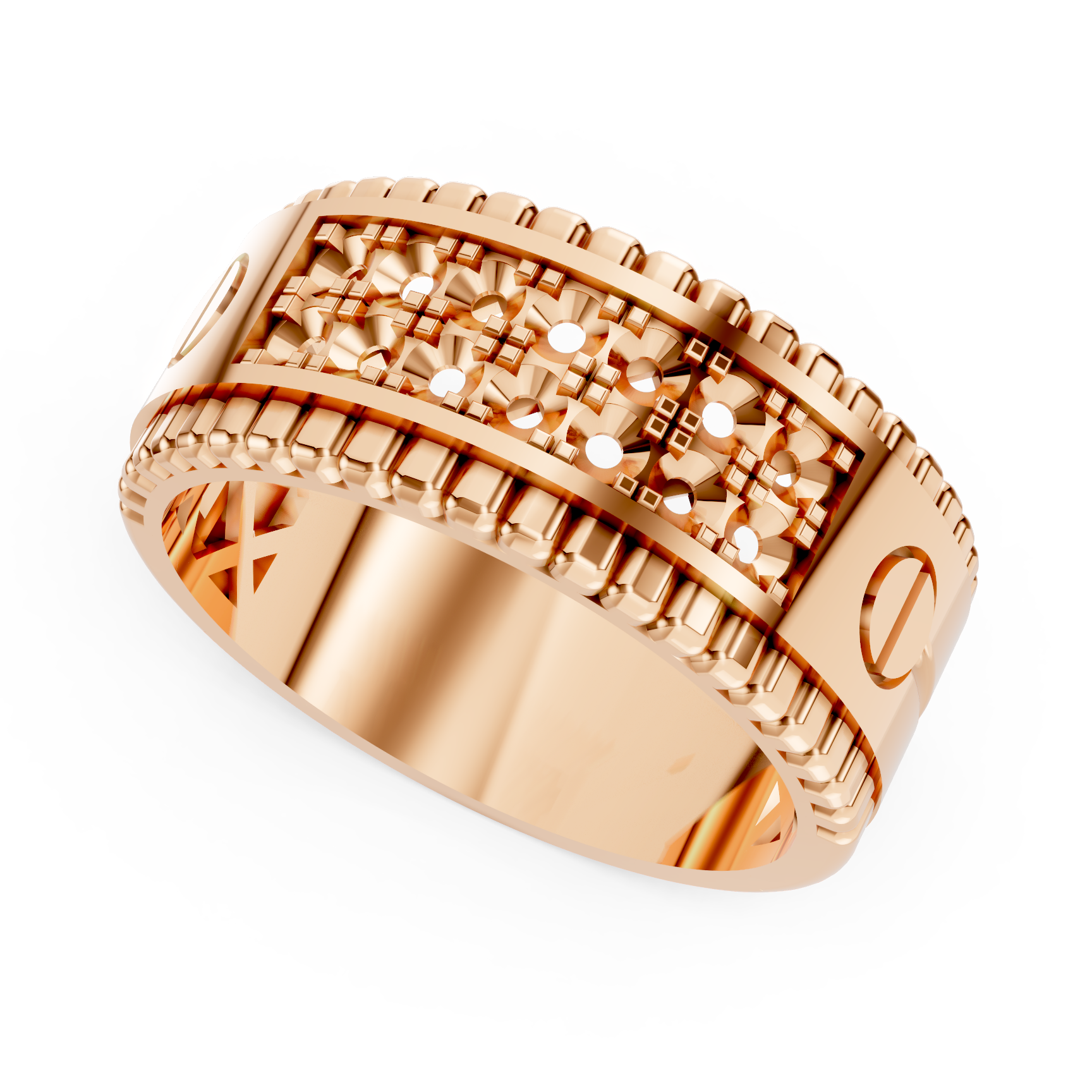 Gents Ring Mountings Diamond Band