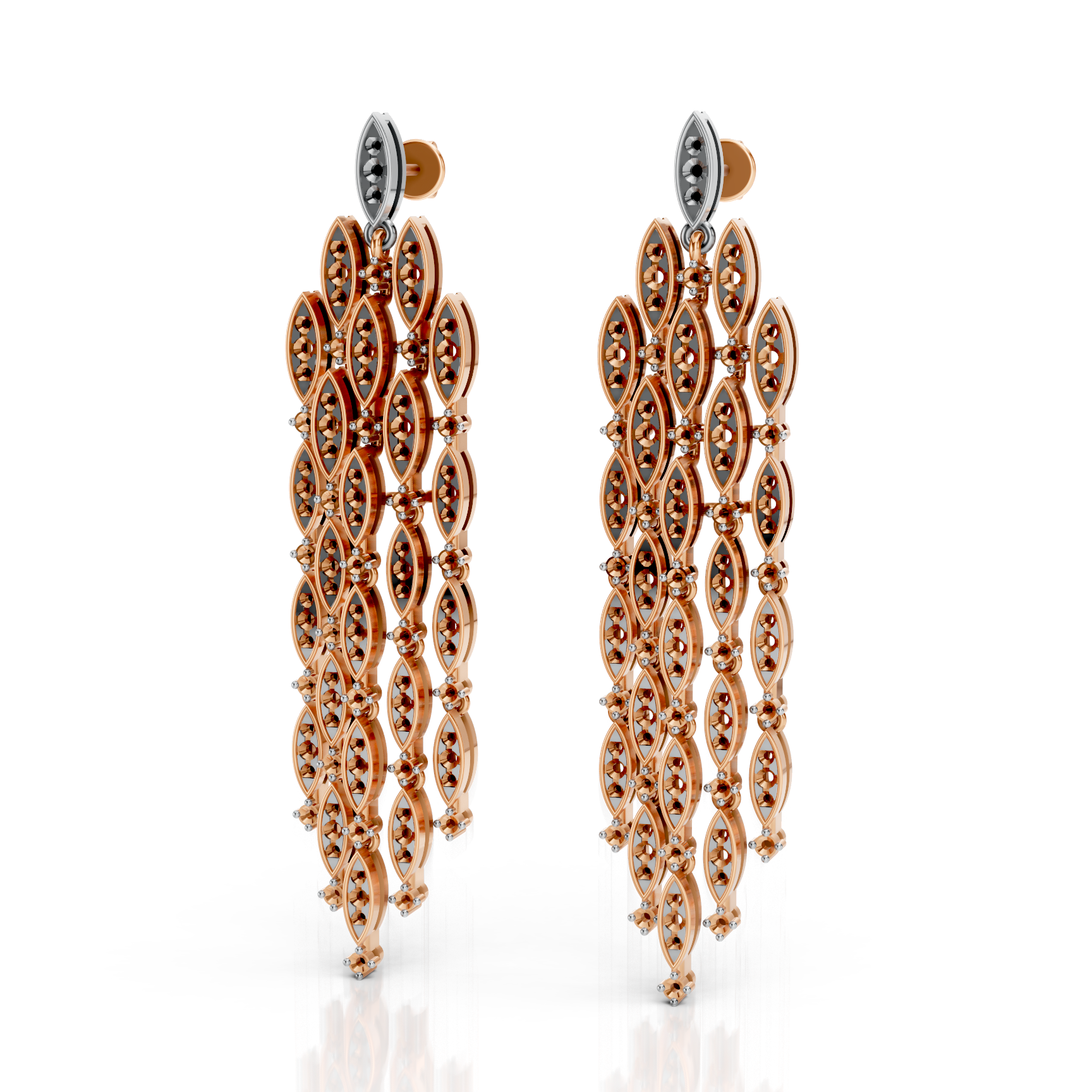 Fancy Long Dangler Earring Mountings