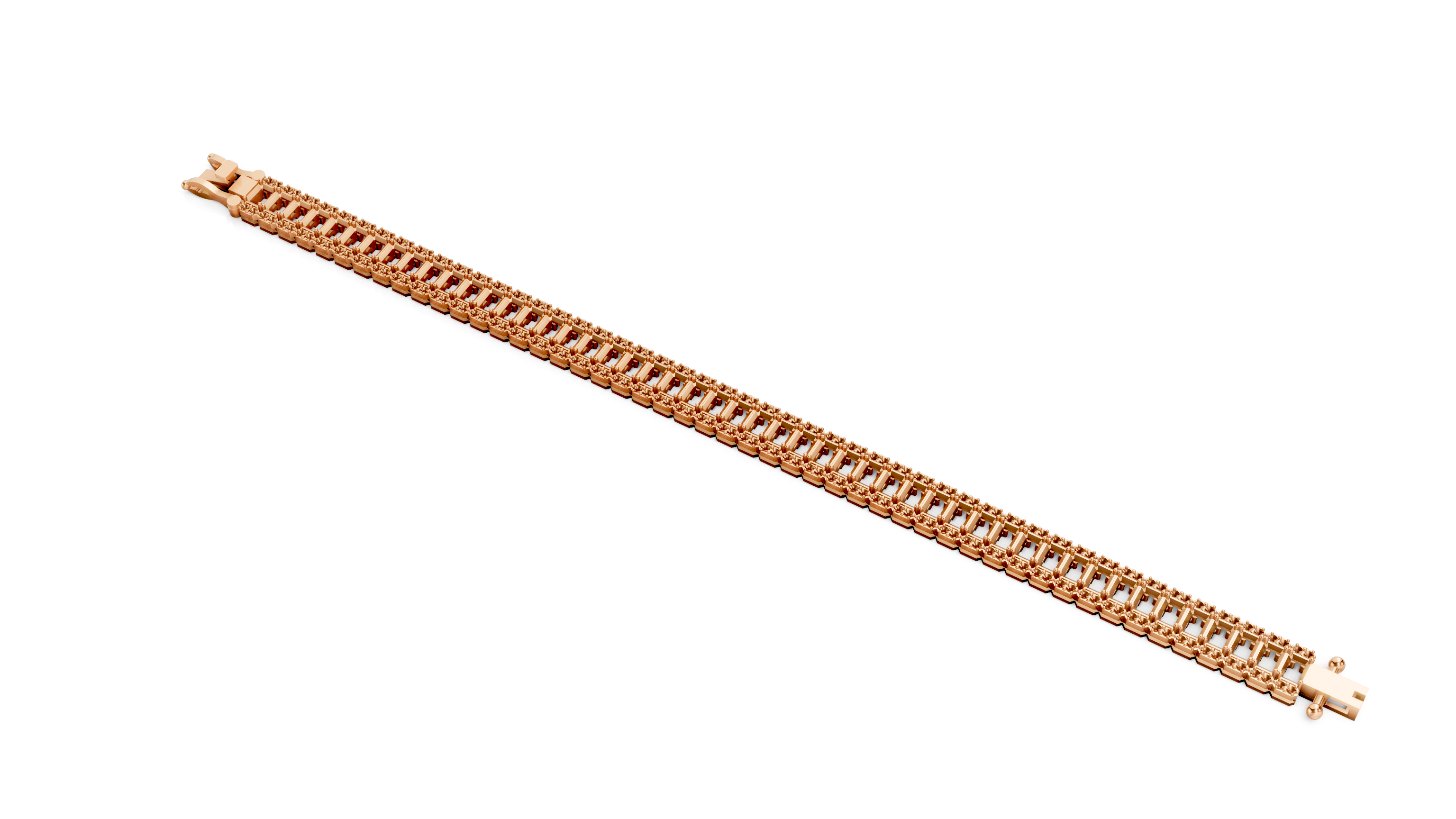 Gold Bracelet Mounting Supplier for Rainbow Tennis Bracelet Designs