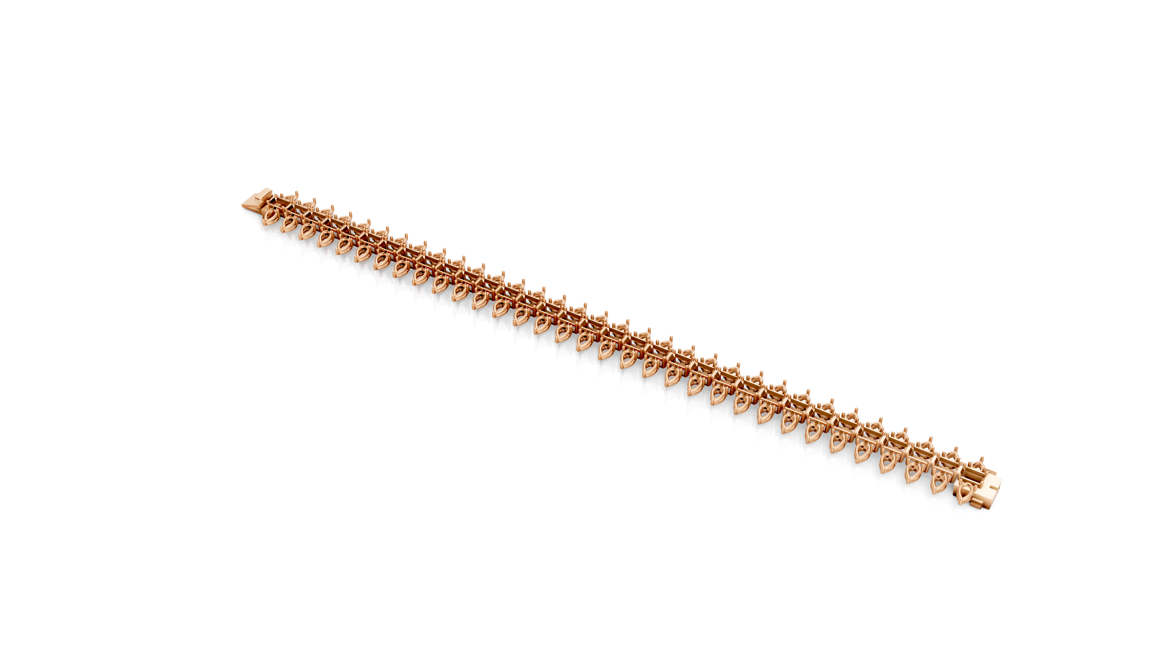 Latest Gold Bracelet Mounting Design for Luxury Styles