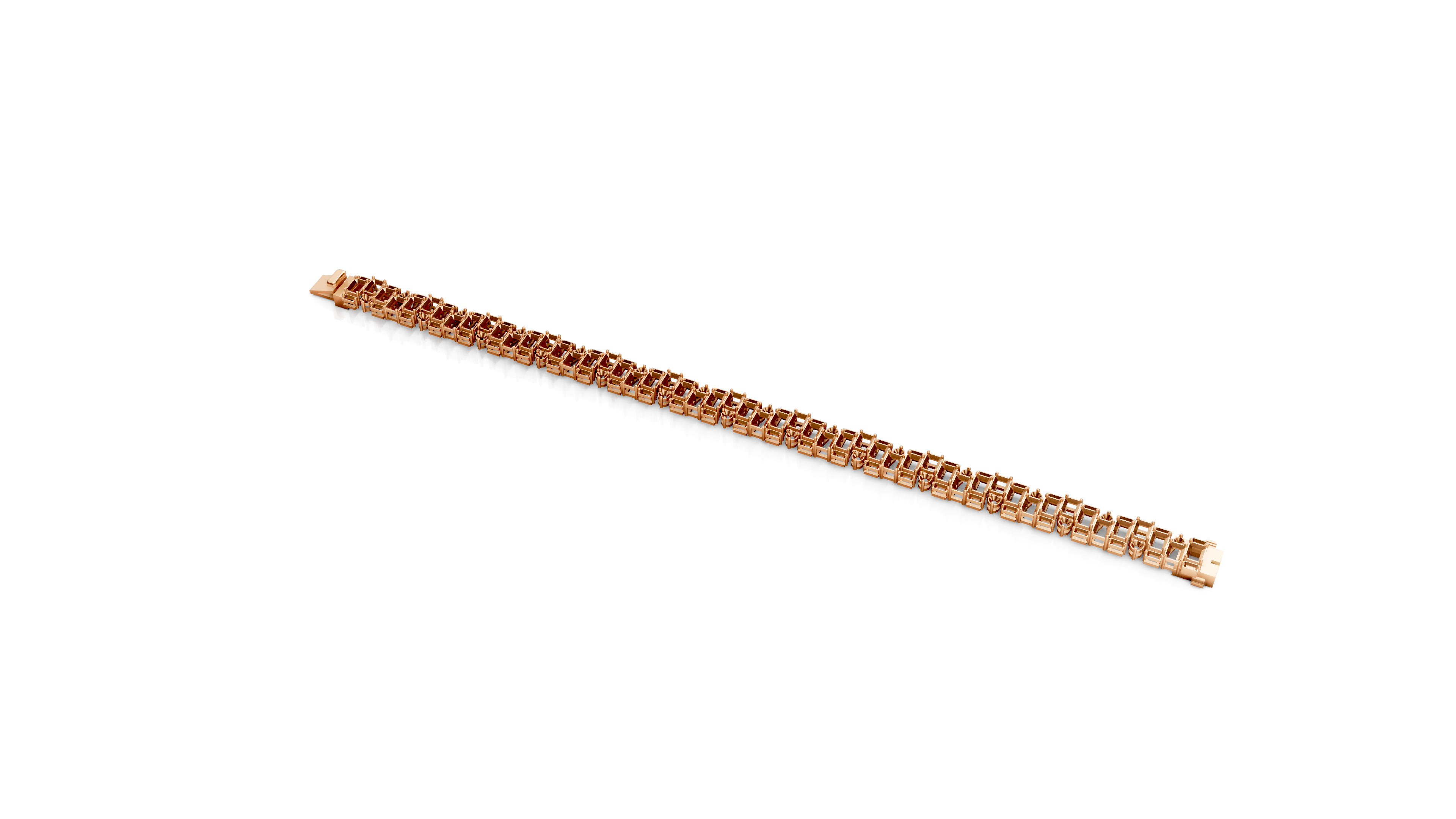 Gold Bracelet Mountings for Diamonds with Elegant Style