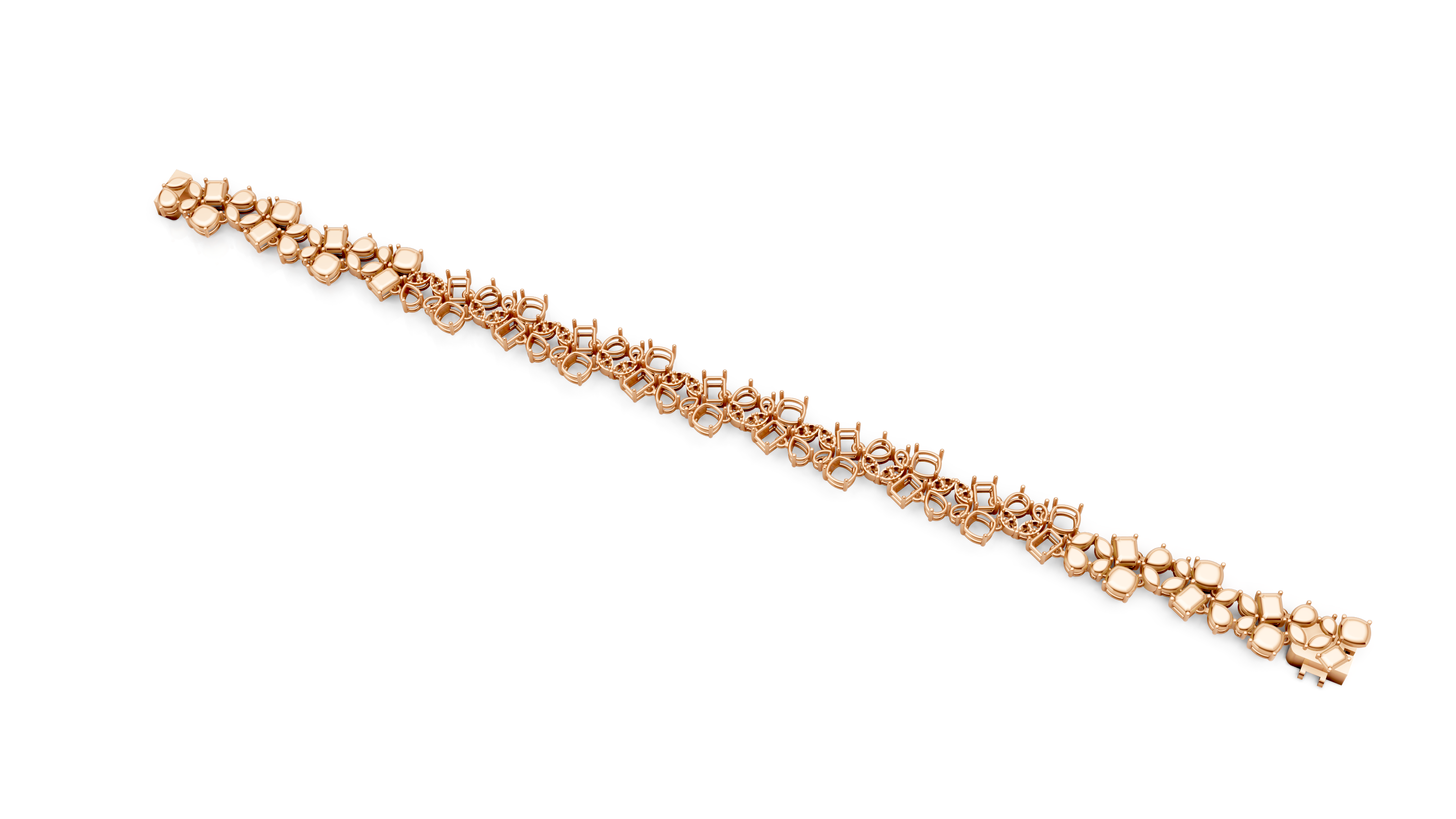 Bracelet Semi Mounts for Ladies Colour Stone Bracelets