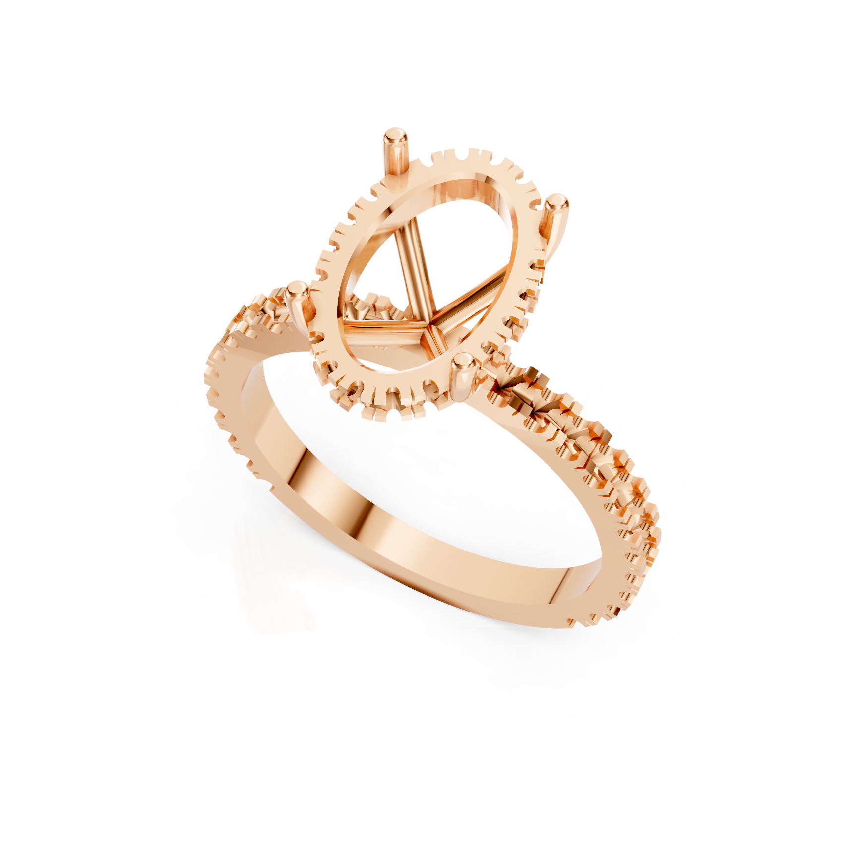 Round Diamond Ring Settings for Engagement Rings