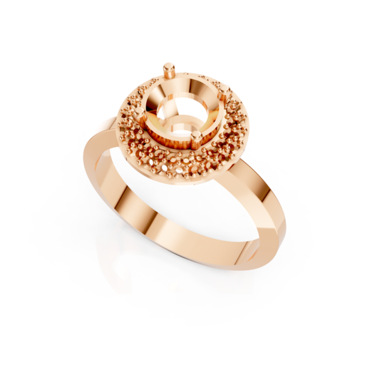Solitaire With Diamond Ring for Ladies Two Finger Rings
