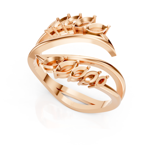 Marquise Diamond Ring Mountings for Fancy Diamond Rings