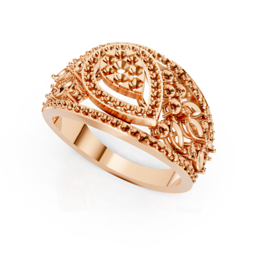 Semi Ring Mount for Multi-Stone Statement Rings