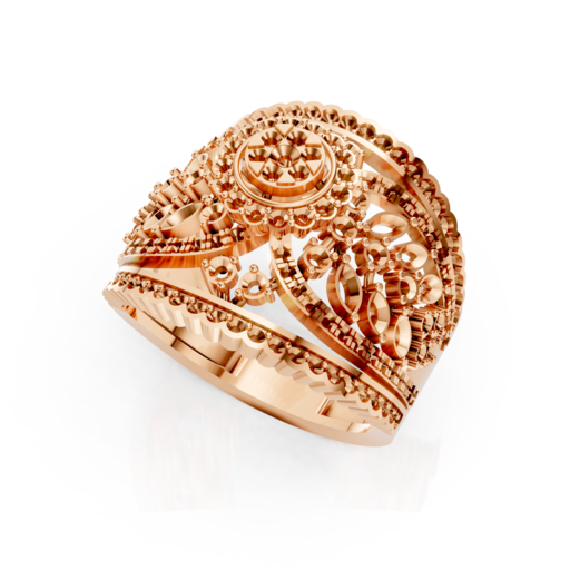 Diamond Ring Mount for Multi-Stone Statement Rings