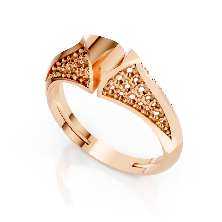 Diamond Open Cuff Cluster Ring